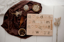 Load image into Gallery viewer, Lower case letter lacing board