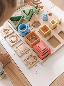 sorting and nesting board