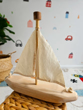 Load image into Gallery viewer, EcoVoyager Recycled Tree Sailing boat