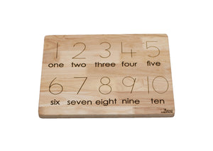 2 sided number boad
