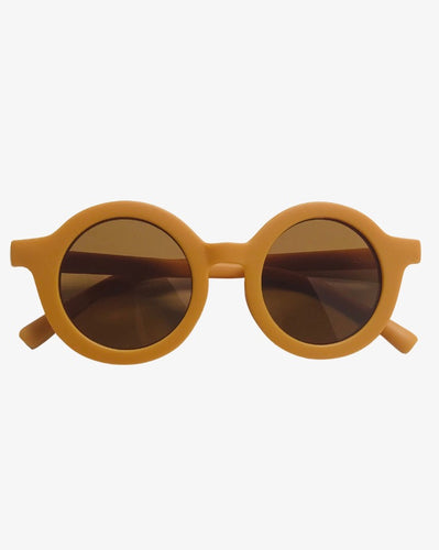 Recycled Plastic Sunglasses in Mustard